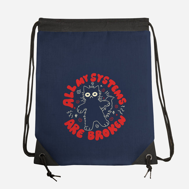 All My Systems-None-Drawstring-Bag-yumie