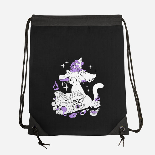 Magic Cat-None-Drawstring-Bag-yumie