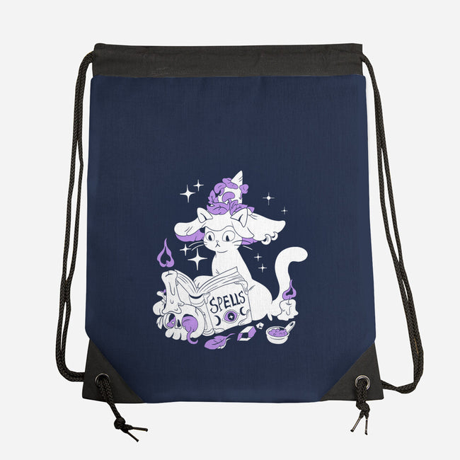 Magic Cat-None-Drawstring-Bag-yumie