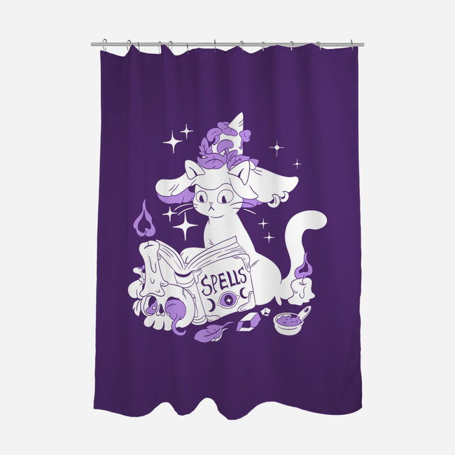 Magic Cat-None-Polyester-Shower Curtain-yumie