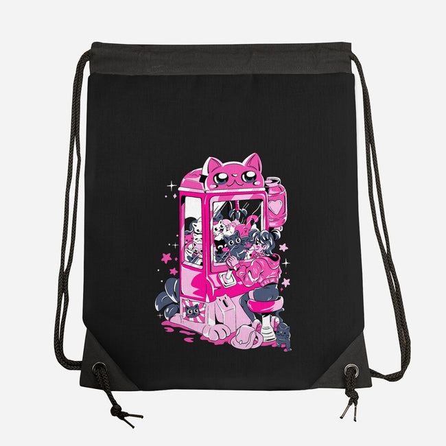 Cat Game-None-Drawstring-Bag-yumie