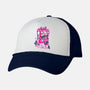 Cat Game-Unisex-Trucker-Hat-yumie