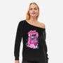 Cat Game-Womens-Off Shoulder-Sweatshirt-yumie