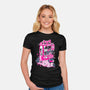 Cat Game-Womens-Fitted-Tee-yumie