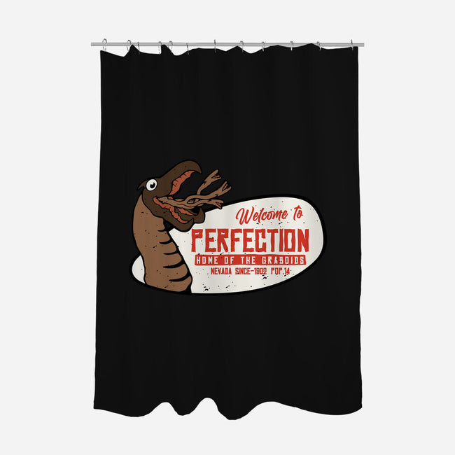 Welcome To The Perfection-None-Polyester-Shower Curtain-Melonseta