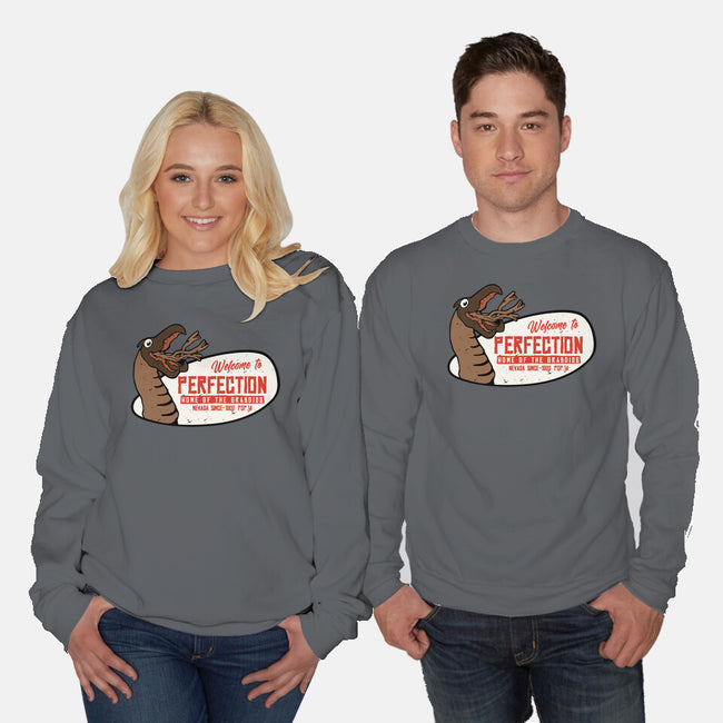 Welcome To The Perfection-Unisex-Crew Neck-Sweatshirt-Melonseta