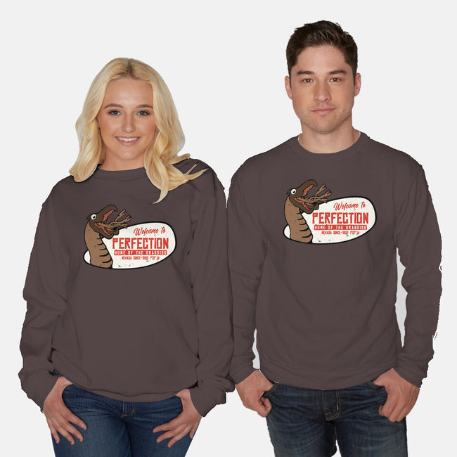 Welcome To The Perfection-Unisex-Crew Neck-Sweatshirt-Melonseta