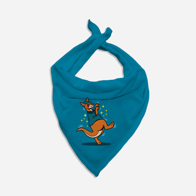 Breakdancing Kangaroo-Cat-Bandana-Pet Collar-Boggs Nicolas