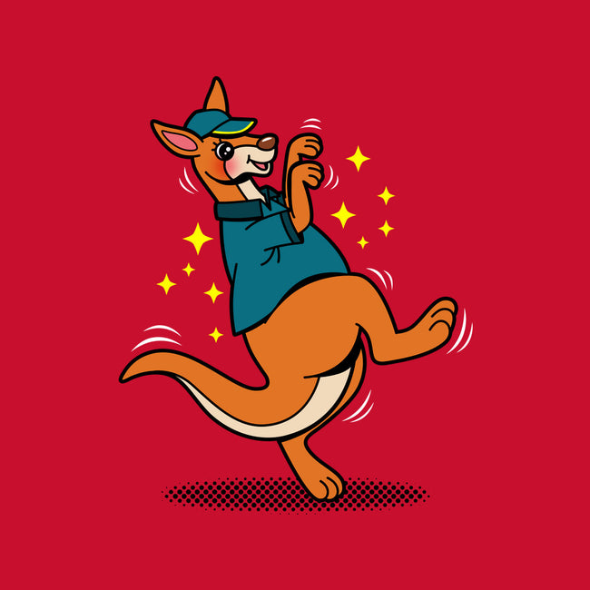 Breakdancing Kangaroo-None-Beach-Towel-Boggs Nicolas