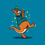 Breakdancing Kangaroo-None-Polyester-Shower Curtain-Boggs Nicolas