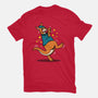 Breakdancing Kangaroo-Womens-Basic-Tee-Boggs Nicolas