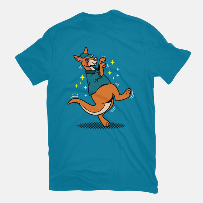 Breakdancing Kangaroo-Mens-Premium-Tee-Boggs Nicolas