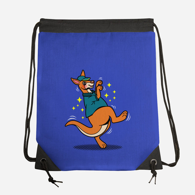 Breakdancing Kangaroo-None-Drawstring-Bag-Boggs Nicolas