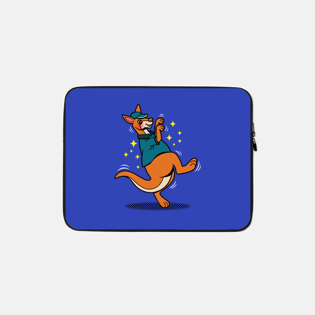 Breakdancing Kangaroo-None-Zippered-Laptop Sleeve-Boggs Nicolas