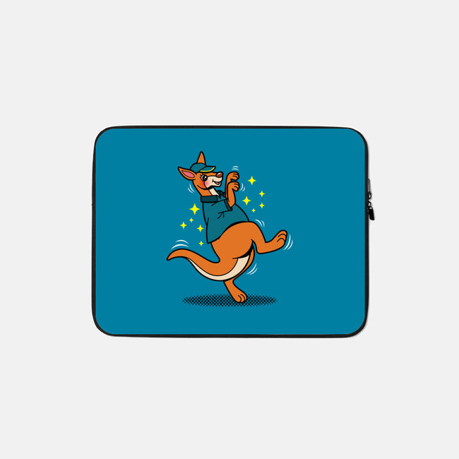 Breakdancing Kangaroo-None-Zippered-Laptop Sleeve-Boggs Nicolas