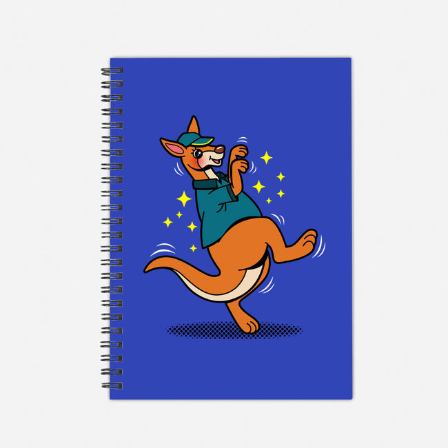 Breakdancing Kangaroo-None-Dot Grid-Notebook-Boggs Nicolas