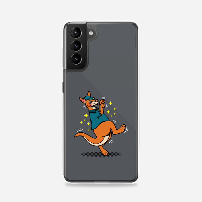 Breakdancing Kangaroo-Samsung-Snap-Phone Case-Boggs Nicolas