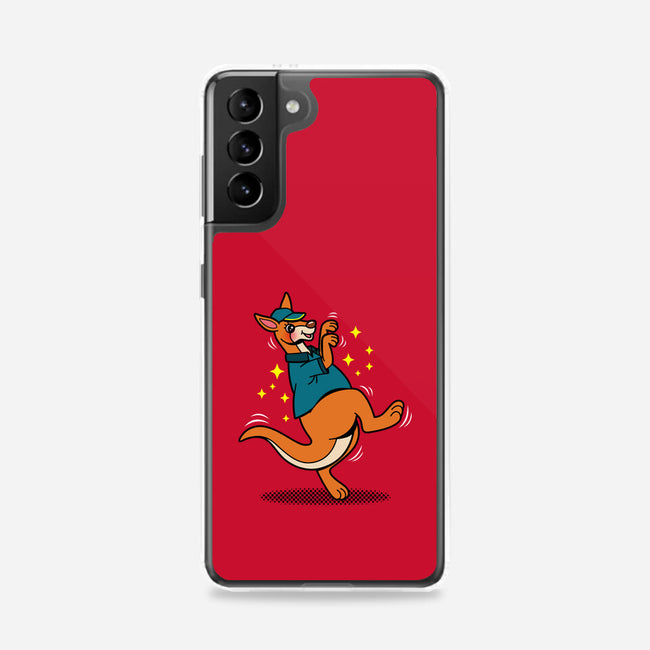 Breakdancing Kangaroo-Samsung-Snap-Phone Case-Boggs Nicolas