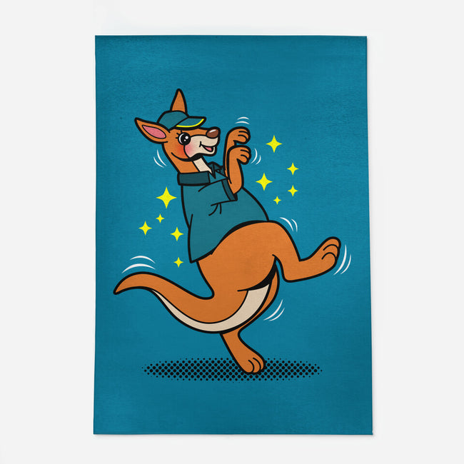 Breakdancing Kangaroo-None-Indoor-Rug-Boggs Nicolas