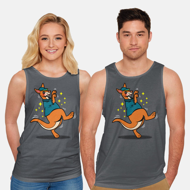 Breakdancing Kangaroo-Unisex-Basic-Tank-Boggs Nicolas