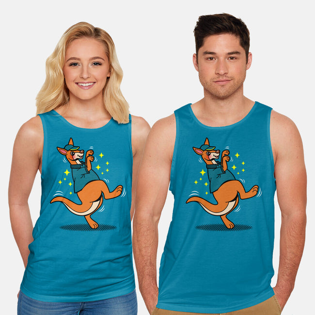 Breakdancing Kangaroo-Unisex-Basic-Tank-Boggs Nicolas