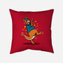 Breakdancing Kangaroo-None-Non-Removable Cover w Insert-Throw Pillow-Boggs Nicolas