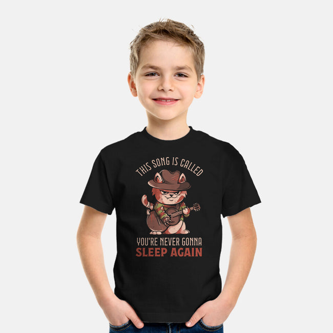 Never Sleep Again Song-Youth-Basic-Tee-eduely