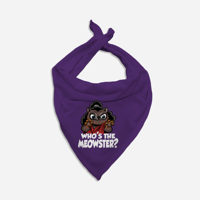 The Meowster-Dog-Bandana-Pet Collar-zascanauta