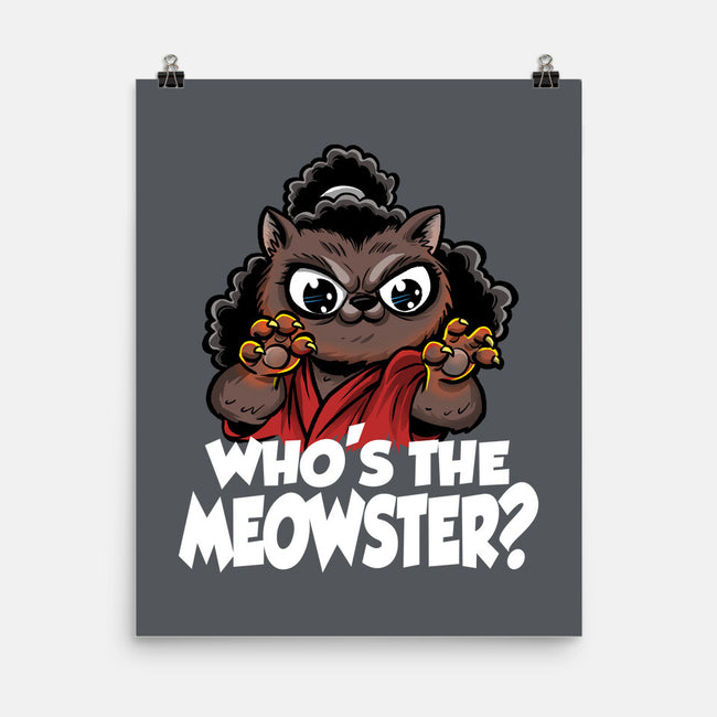 The Meowster-None-Matte-Poster-zascanauta