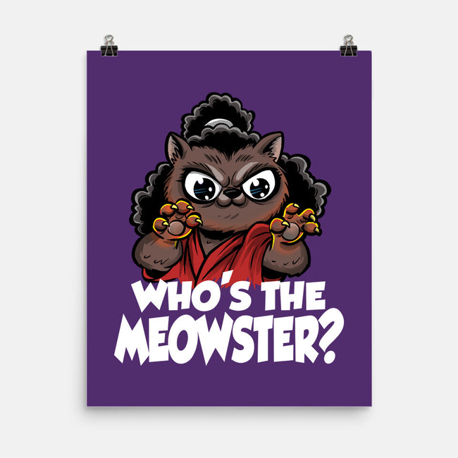 The Meowster-None-Matte-Poster-zascanauta