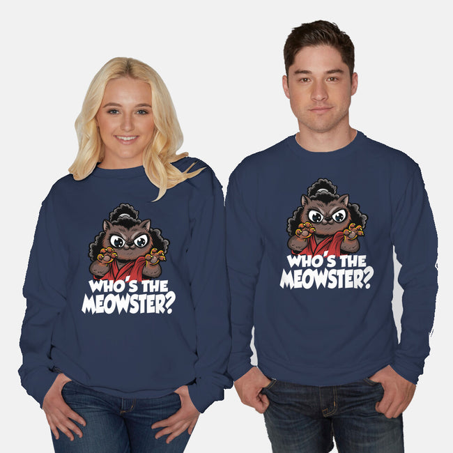 The Meowster-Unisex-Crew Neck-Sweatshirt-zascanauta