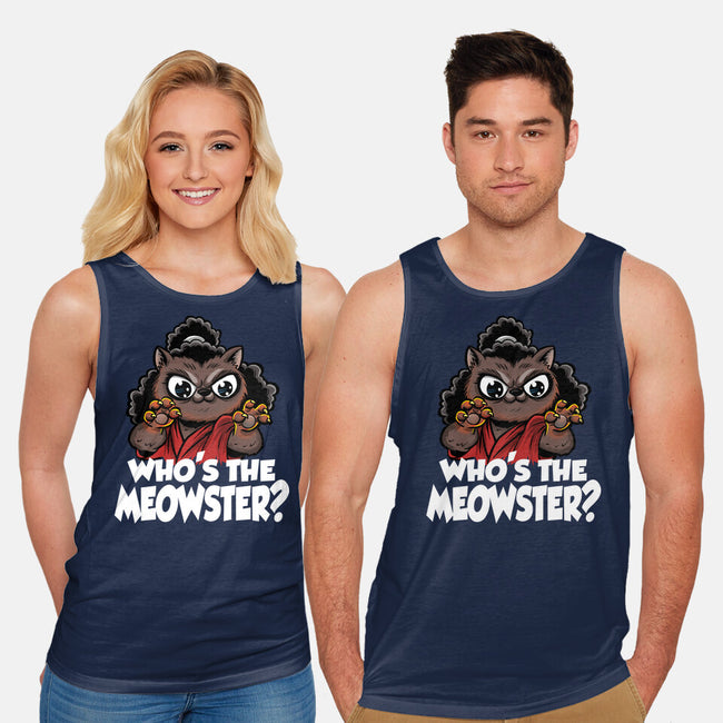 The Meowster-Unisex-Basic-Tank-zascanauta