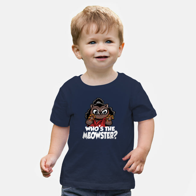 The Meowster-Baby-Basic-Tee-zascanauta