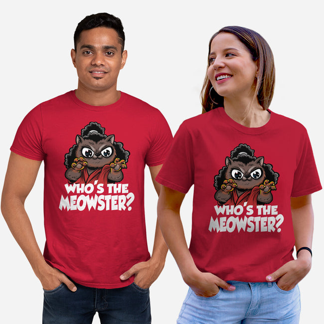 The Meowster-Unisex-Basic-Tee-zascanauta