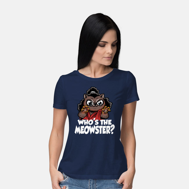 The Meowster-Womens-Basic-Tee-zascanauta