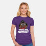 The Meowster-Womens-Fitted-Tee-zascanauta