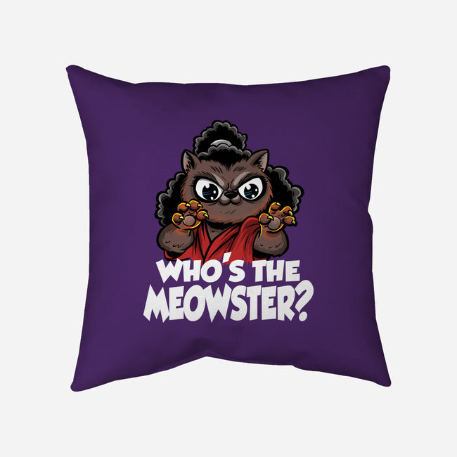 The Meowster-None-Non-Removable Cover w Insert-Throw Pillow-zascanauta