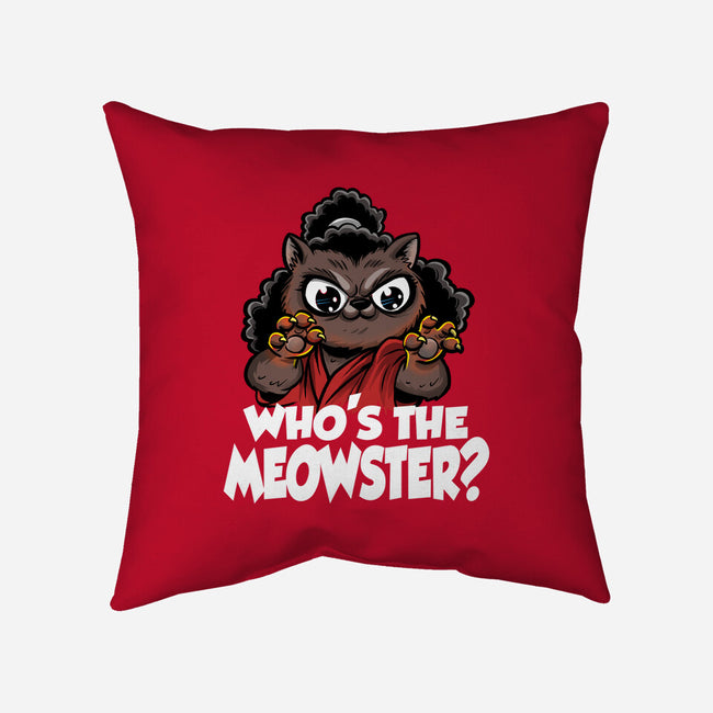 The Meowster-None-Non-Removable Cover w Insert-Throw Pillow-zascanauta