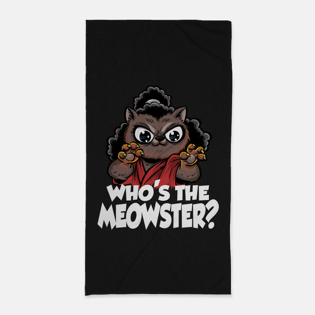 The Meowster-None-Beach-Towel-zascanauta