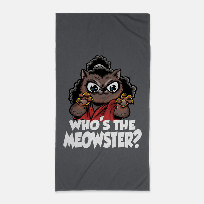 The Meowster-None-Beach-Towel-zascanauta