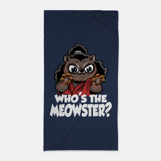 The Meowster-None-Beach-Towel-zascanauta