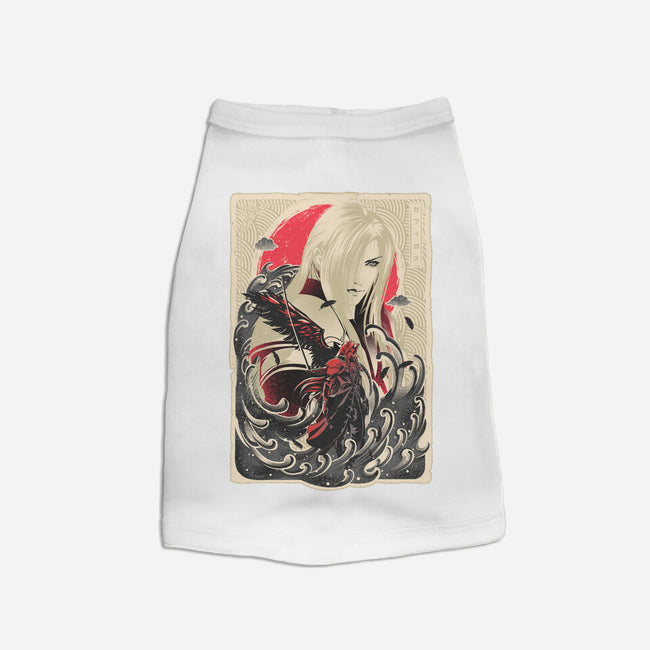 Great Wave Sephiroth-Dog-Basic-Pet Tank-hypertwenty