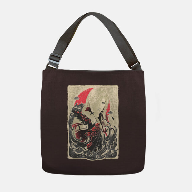 Great Wave Sephiroth-None-Adjustable Tote-Bag-hypertwenty