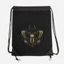 Deaths Head Moth-None-Drawstring-Bag-xMorfina