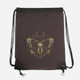 Deaths Head Moth-None-Drawstring-Bag-xMorfina