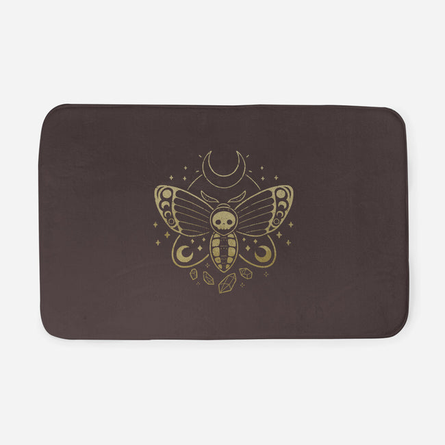 Deaths Head Moth-None-Memory Foam-Bath Mat-xMorfina