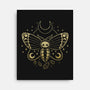 Deaths Head Moth-None-Stretched-Canvas-xMorfina