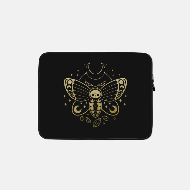 Deaths Head Moth-None-Zippered-Laptop Sleeve-xMorfina