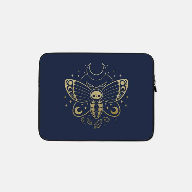 Deaths Head Moth-None-Zippered-Laptop Sleeve-xMorfina