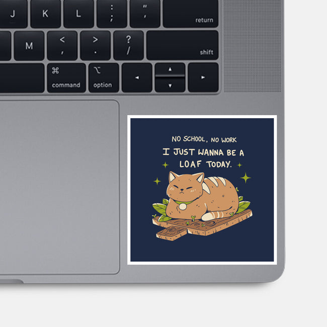 Loaf Cat-None-Glossy-Sticker-yumie